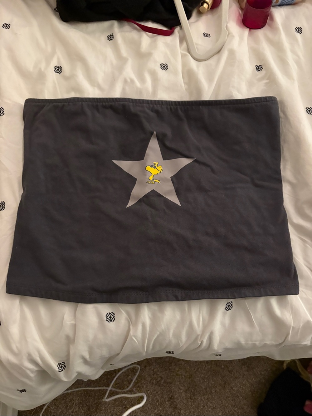 Aeropostale Gray Tube Skirt with Yellow Star Character
